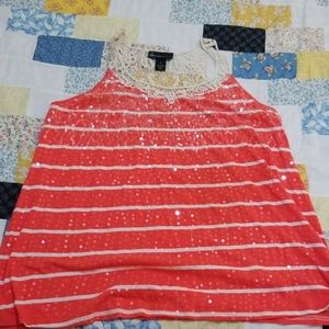 3 For $15! Orange tank top